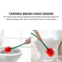 1 x RAW Customer Returns 1 Pc Cherry Toilet Brush and Holder Plastic Toilet Brush Toilet Brush Set Bathroom Brush and Holder Cherry Toilet Brush Toilet Cleaning Tool Cherry  - RRP €18.59