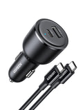 1 x RAW Customer Returns UGREEN cigarette lighter USB C 63W 45W 18W USB C car charger car charger USB C 12V PPS compatible with iPhone15, 15 Plus, 15 Pro, 15 Pro Max, MacBook Air, S24 Ultra, S24 , S23, S23, GPS navigation etc - RRP €27.99