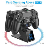 1 x RAW Customer Returns OIVO PS4 Controller Charging Station, Controller Charging Station Charger with 1.8-hour charging chip, PS4 Charger Docking Station for Sony Playstation 4 PS4 Pro PS4 Slim Controller - RRP €18.68