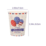 1 x Brand New LALAFINA 48pcs Paper Cups With American Flag Drinks Set Disposable Cups Disposable Paper Cups Party Serving Cups Paper Cups 340ml Paper Cups Disposable Party Drinking Cups - RRP €22.89