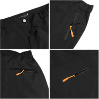 1 x RAW Customer Returns YAOBAOLE Men s Hiking Pants Casual Pants Men s Long Quick-drying Hiking Pants with Zipper Pocket Regular Fit Black XL - RRP €31.79