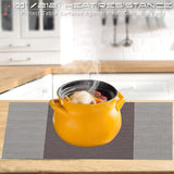 2 x Brand New SSyang Pack of 6 Placemats, Washable Table Mats, Heat-Resistant Placemats, PVC Wear-Resistant Heat-Resistant Non-Slip Placemats, Suitable for Home, Kitchen, Hotel, Restaurant Multicolor  - RRP €40.8