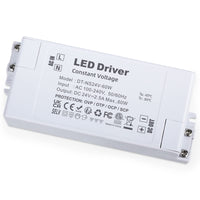 2 x RAW Customer Returns YAYZA LED transformer 24V 60W, IP44 LED transformer, volt converter 230V to 24V 2500mA DC LED driver, no LED flicker, no transformer noise, LED driver for LED lamps G4, MR11, GU5.3, MR16 - RRP €33.58