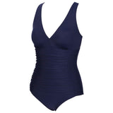 1 x RAW Customer Returns Viloree Women s One Piece Swimsuit Push Up Monokini Padded Swimwear Beachwear for the Beach, Sea and Pool Blue XL - RRP €29.26