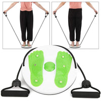 8 x Brand New Twist Waist Disc Board with Drawstring, Multifunctional Magnet Balance Board Pedal, Waist Trimmer Disc Twist Board Machine, Aerobic Fitness Disc, Twister Plate Sports Equipment, Twisting Waist Disc - RRP €116.96