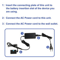 1 x RAW Customer Returns DSTE ACK-E17 AC Power Adapter DR-E17 Dummy Battery Kit Compatible for Canon LP-E17, EOS M6 Mark II, EOS M3, EOS M5, EOS M6 Cameras - RRP €21.17