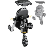 1 x RAW Customer Returns Anti-Theft Motorcycle Phone Mount-iMESTOU Handlebar Ball Cell Phone Holder with Aluminum 1 Ball Base 360 Rotation Universal for 4.0-7.0 inch Smartphones - RRP €29.99