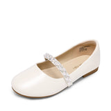 1 x RAW Customer Returns DREAM PAIRS Girls Mary Jane Strap Flat Shoes Ballerinas Princess Shoes Flat School Shoes IVORY-NEW-E SERENA-100-KIDS-E Size 34 EUR  - RRP €33.6