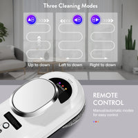 1 x RAW Customer Returns CHOVERY CL-1 window cleaning robot, electric window cleaner with remote control, intelligent edge detection system window vacuum glass cleaning robot, magnetic window cleaner - RRP €130.8