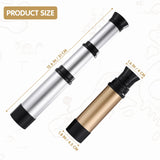 1 x RAW Customer Returns STOBOK Kids Pirate Monocular Telescope 2 Pieces Retractable Handheld Collapsible Brass Telescope Zoomable Portable Pirate Spyglass for Cruise Ship Travel Watching Games Hiking Hunting - RRP €14.83