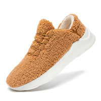 1 x Brand New CAIQDM Women s Winter Sneakers Warm Fashion Sneakers Outdoor Plush Sports Shoes Walking Running Shoes Casual Shoes Comfortable Soft Brown 42 EU - RRP €60.0