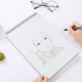 1 x RAW Customer Returns VEESUN A4 Drawing Notebook, 2pcs Spiral Bound Notebook with Hard Cover Sketch Paper Material with Blank Pages Suitable for Pencil Pen Watercolor Art, 160GSM 60 Pages - RRP €12.47