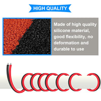 1 x RAW Customer Returns Xiatiaosann 18 AWG Silicone Electrical Wire Cable 600V Stranded Tinned Copper Wire Red and Black 5m Flexible Silicone Wire for RC Car, Drone, 3D Printer with 10 Pieces Heat Shrink Tubing - RRP €9.19