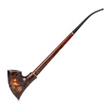 1 x RAW Customer Returns Dr. Watson - 33cm Extra Long Churchwarden Wooden Tobacco Pipe, Tolkien s LOTR Hobbit Style Gandalf  - RRP €63.84