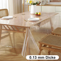 1 x RAW Customer Returns Tablecloth transparent table film 100x180CM - waterproof and washable made of PVC for outdoor use. Protect your table from dirt - RRP €17.88