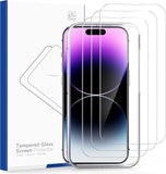 32 x Brand New SYNCWIRE protective film for iPhone 14 Pro, 3 pieces Protective glass with scratch-resistant and bubble-free tempered glass armor film and ultra-clear 9H screen protector, anti-fingerprint and practical positioning aid - RRP €467.84