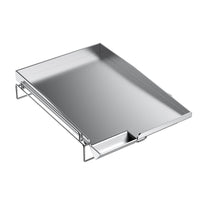 1 x RAW Customer Returns Onlyfire universal side burner stainless steel grill plate, BBQ plancha grill pan with removable stainless steel grill, suitable for most gas grills and charcoal grills, grill tray with grease drain - RRP €65.99