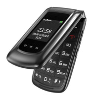 1 x RAW Customer Returns Senior cell phone without a contract, folding cell phone with large buttons, 2G cell phone for seniors with 2.4 inch color display, SOS emergency call button, torch, flashlight, G380D Pro special function for seniors - RRP €45.99