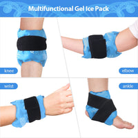 3 x RAW Customer Returns NEWGO Reusable Ice Pack for Pain Relief, Hot and Cold Therapy Gel for Foot Injuries, Ankle Swelling - RRP €45.36