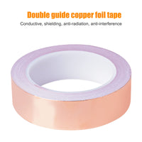 1 x RAW Customer Returns Fodlon Copper Foil Tape 20m x 30mm Conductor Double Sided Self Adhesive Copper Tape for Circuit Board Paper Stained Glass Slug Repellent EMI Shielding Electrical Repair - RRP €10.99