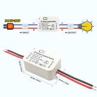 1 x RAW Customer Returns ThisRC DC 12V 24V radio remote control switch 10A 1 channel RF relay receiver with 2 transmitters radio button - RRP €20.99