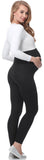 1 x RAW Customer Returns Be Mammy Long Maternity Leggings Made of Viscose Leggings Opaque Women, Maternity Clothing, Ideal for Pregnancy BE-02 Black, S  - RRP €19.67