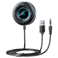 6 x RAW Customer Returns Rolgno Aux Bluetooth Adapter Car, Plug Play Bluetooth 5.3 Receiver Jack 3.5mm, Hands-Free Calls, Dual Connection, Hi-Fi Music, for Home Stereo, Car Speakers, Wired Headphones - RRP €101.94