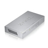 1 x RAW Customer Returns Zyxel 8-Port Desktop Gigabit Ethernet Switch - metal case, Lifetime Warranty GS108B  - RRP €21.71