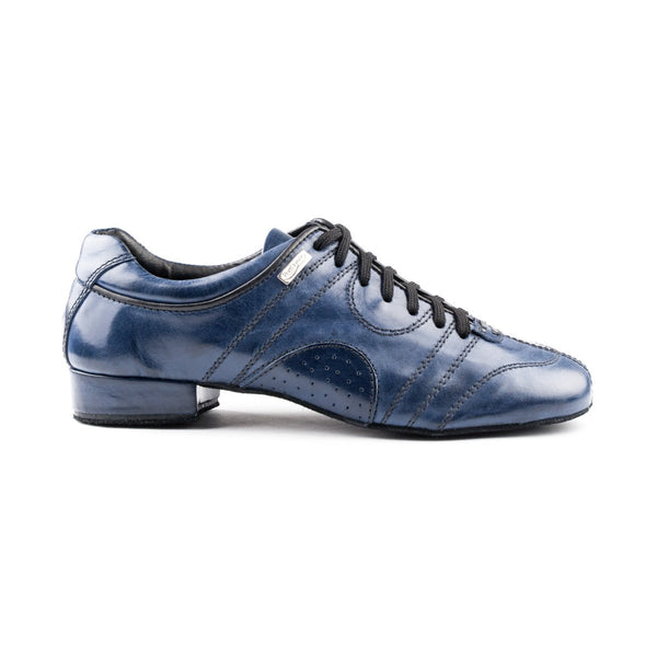 1 x RAW Customer Returns Portdance Men s Dance Shoes Dance Sneakers PD Casual - Leather Blue - Suede Sole EUR 45  - RRP €125.47