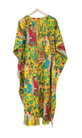 1 x Brand New INDACORIFIE Kaftan Dress, Plus Size Dress, Plus Size Fashion, Kaftan, Kaftan, Indian Cotton Kaftan, Women Wear Dress Multi - RRP €35.28