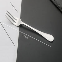 2 x RAW Customer Returns QUCHER 12 pieces cake forks, dessert forks stainless steel set - RRP €17.88