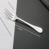 1 x RAW Customer Returns QUCHER 12 pieces cake forks, dessert forks stainless steel set - RRP €8.94