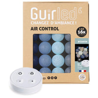 1 x RAW Customer Returns GuirLED - LED cotton balls fairy lights USB - Wireless remote control - Baby night light 2h - Dual USB 2A power supply included - 4 intensities - 16 balls 1.6m - Byzantine - RRP €39.99