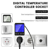 1 x RAW Customer Returns Aideepen Temperature Controller Socket 230V with Sensor, Digital Thermostat Socket with Backlight Heating Cooling Temperature Switch for Greenhouse Refrigerator Aquaculture - RRP €22.99