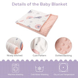 1 x RAW Customer Returns FUNUPUP Cotton Baby Blanket, Soft Double-Sided Newborn Blanket 110x140 cm for Boys and Girls - RRP €20.4