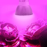 1 x RAW Customer Returns LED Grow Light, MAGT Full Spectrum E27 E14 GU10 85-265V 18W 18 LED Grow Light Flower Plant Hydroponic Growth Bulb with 18pcs LED Beads GU10  - RRP €8.8