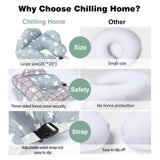 1 x RAW Customer Returns Chilling Home Nursing Pillow XXL Pregnancy Pillow Side Sleeper Pillow for Baby, Pregnancy Pillow with Cotton Nursing Pillow Cover, Adjustable Pillow Pregnancy Nursing Pillow Baby - RRP €30.24