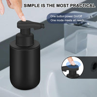 1 x RAW Customer Returns Automatic Soap Dispenser, Ceramic Automatic Liquid Soap Dispenser, IPX5 Waterproof Electric Soap Dispenser with Matte Glaze Process for Kitchen, Bathroom, Hotel - RRP €29.99