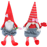 1 x Brand New Amosfun 2 Pieces Valentine s Day Plush GNOME Ornament GNOME Doll Decor Plush Gnomes Dwarf Ornaments GNOME Adornment for Valentine s Day - RRP €19.2