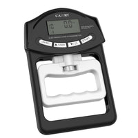 1 x RAW Customer Returns Digital Hand Dynamometer Grip Strength Meter Automatic Capture Electronic Grip Power 90kg, Black White - RRP €40.07