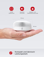 1 x RAW Customer Returns X-Sense Smoke Detector Wi-Fi with Replaceable Lithium Battery Mute Button, Smart Fire Alarm Wi-Fi, Auto Self-Check Function, Complies with EN 14604 Standard, XS03-WX - RRP €39.98