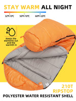 1 x RAW Customer Returns Bessport Sleeping Bag -10 4 Seasons Winter Mummy Sleeping Bag Water Repellent Sleeping Bag for Travel Camping Outdoor Camping or Indoor - RRP €42.49