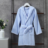 1 x RAW Customer Returns Taigood Kids 100 Cotton Bathrobe Hooded Terry Towel Shawls Sleeping Robes Robe - RRP €24.99