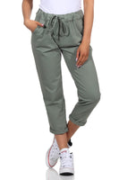 1 x RAW Customer Returns Women s jogging bottoms in boyfriend style sweatpants for leisure sports fitness yoga training 3569 as3, Numeric, Numeric 34, Numeric 40, Regular, Long, Olive  - RRP €19.99