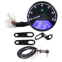 1 x RAW Customer Returns Motorcycle Tachometer Odometer, 12000 RPM Motorcycle LED Backlight Digital Tachometer Speedometer Odometer Fits Most 4-Stroke, 2 4 Cylinder Motorcycles - RRP €45.65