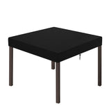 7 x Brand New Dokon Table Top Cover Waterproof Garden Furniture Cover Winterproof Heavy Duty 600D Oxford Fabric Anti-UV Table Top Cover, Protective Cover for Garden Table, Rectangular 210x110x10cm - Black - RRP €77.63