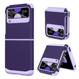 1 x RAW Customer Returns YINLAI Samsung Z Flip 3 Case, Mobile Phone Case Samsung Galaxy Z Flip 3 5G Protective Film Camera Protection  Hard Case Shockproof TPU Bumper PC Shell Protective Case for Samsung Galaxy Z Flip 3 5G, Purple - RRP €14.11