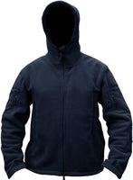 1 x RAW Customer Returns TACVASEN Men s Fleece Jacket Military Outdoor Windproof Jacket with Hood - Size XXL, navy blue - RRP €53.42