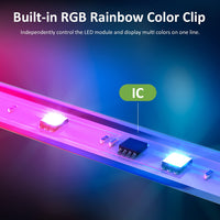 1 x RAW Customer Returns NOVOSTELLA 16M RGBIC LED Strip for Outdoor, IP65 Waterproof, Smart APP Control 16 Million Colors, Music Synchronization, Rainbow Color LED Tapes for Garden Decorative Party - RRP €63.52