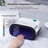 1 x RAW Customer Returns SUNUV UV LED Nail Lamp, 48W Professional Gel Lamp Nail Dryer for Gel Polish Curing Light Machine, with Automatic Sensor and LCD Display for Home and Nail Salon, Valentine s Day Gift - RRP €57.99